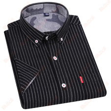 black striped dress shirt